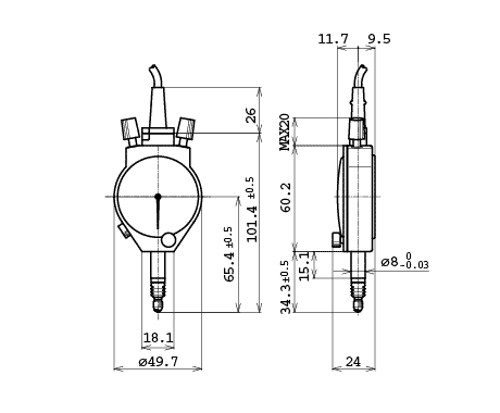 1S-100 CAD Drawing