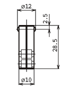 Contact points for horizontal stands